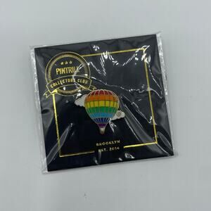 NWT Pintrill Collectors Club "Rainbow Hot Air Balloon" Pin